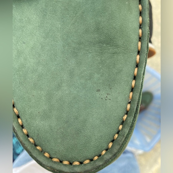 NWOT  DOONEY & BOURKE x PARABOOT Special Edition Boat Shoes Green Leather - Picture 9 of 9